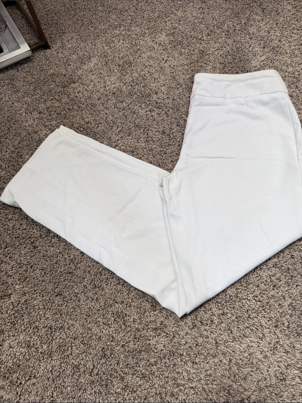 Investments White Ponte Petite Pants